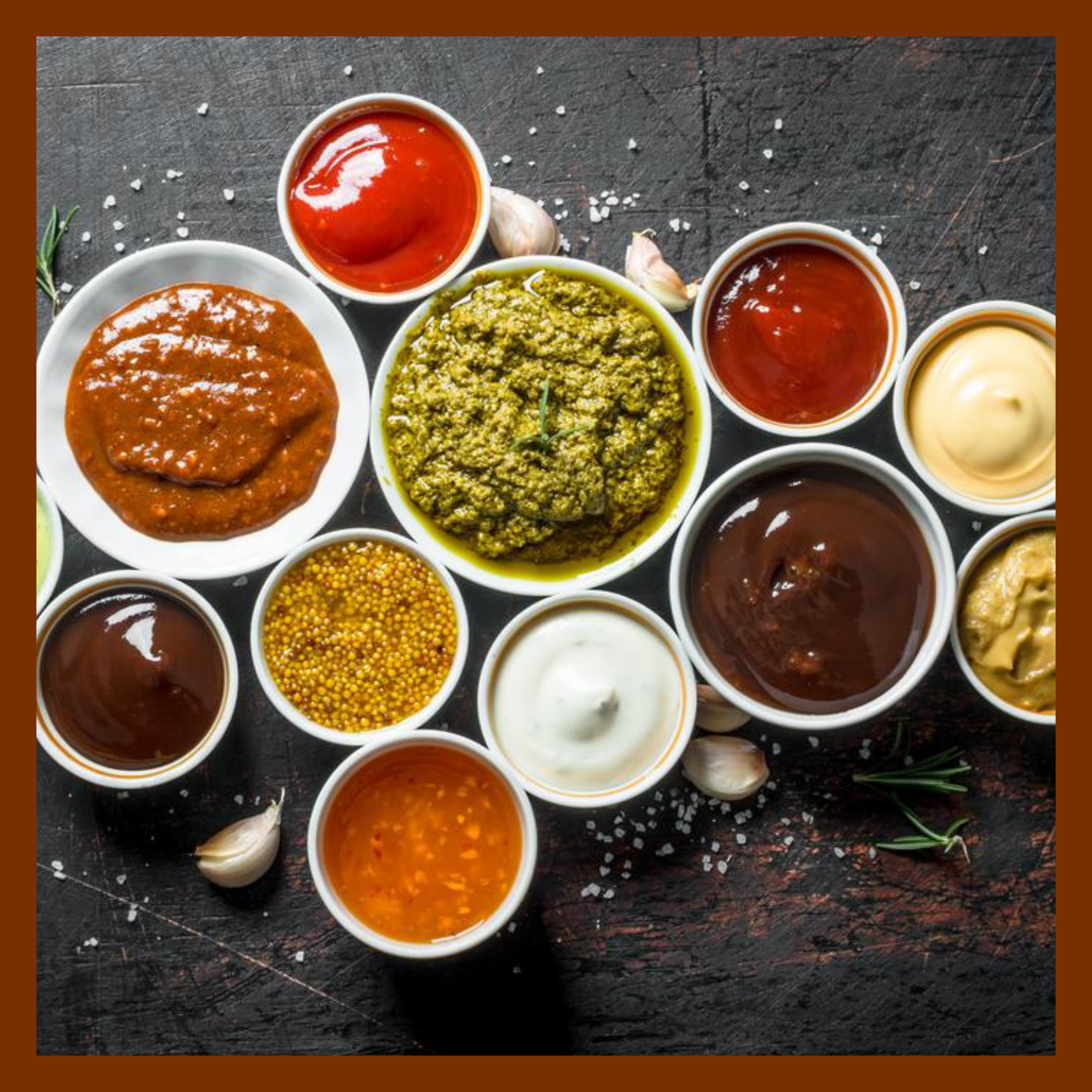 Sauces and condiment